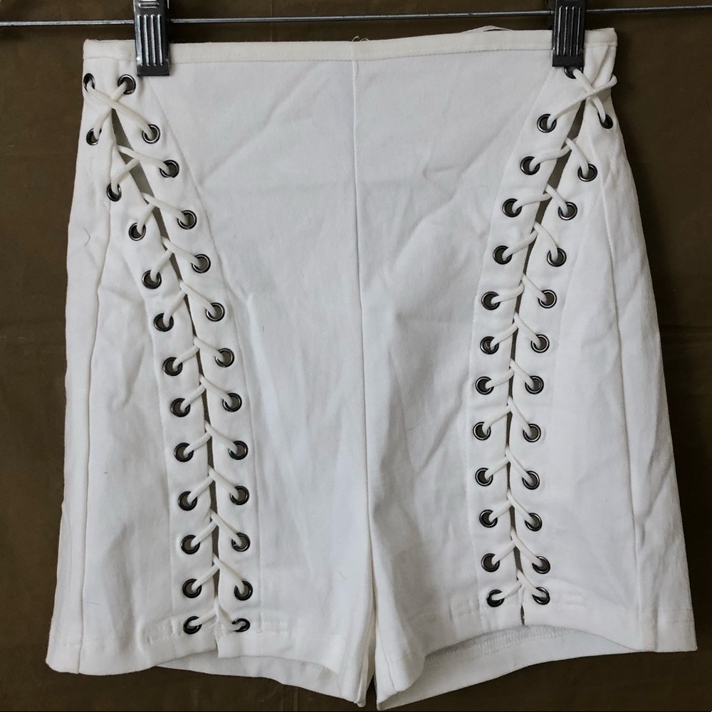 White shorts